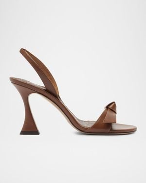 Alexandre Birman 60Mm Clarita Leather Slingback Sandals - Brown
