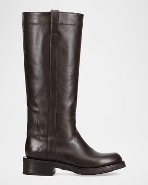 Frye Viv Tall Leather Riding Boots - Brown