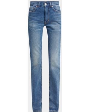 Tom Ford Japanese Stonewashed Denim Flare Pants - Blue