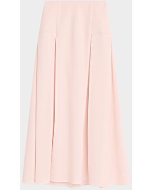 Prabal Gurung Pleat Yoke Maxi Skirt - Pink