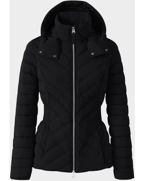 Mackage Idalee Light Down Jacket With Detachable Hood - Black