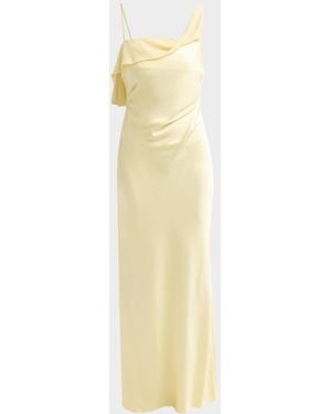 Significant Other Devlyn Asymmetric Maxi Dress - Metallic