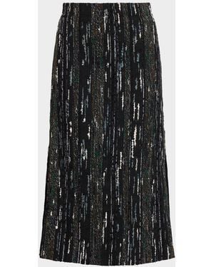 JBQ Avery Sequined Midi Skirt - Black