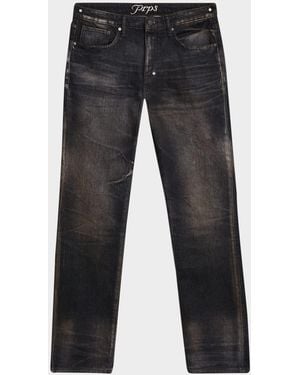 PRPS Underground Vintage Wash Straight-Leg Jeans - Gray