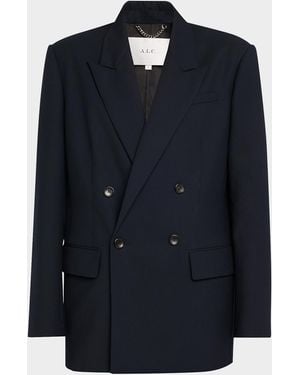 A.L.C. Calla Oversized Tailored Jacket - Blue