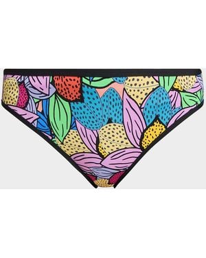 Johnny Was X Ashley Percival Hipster Bikini Bottom - Blue