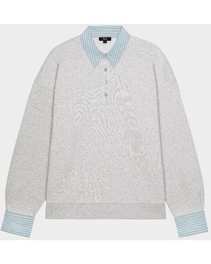 Rails Zavier Cotton Layered Sweatshirt - White