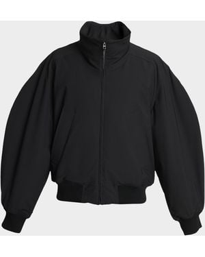 Jacquemus Apos;S Aero Boxy-Fit Padded Bomber Jacket - Blue