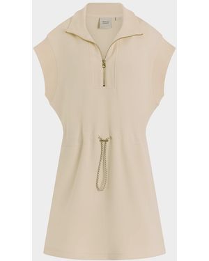 Varley Avaya Half-Zip Minidress - Natural