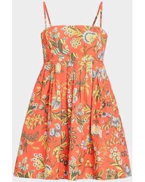 Cara Cara Leo Mini Dress - Orange