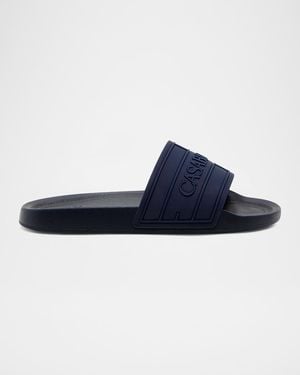 CASABLANCA Apos;S Logo Slides - Blue