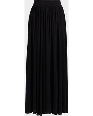 Zimmermann Gathered Maxi Skirt - Black