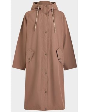 Varley Isa Lightweight Cotton-Nylon Jacket - Brown