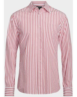 Vince Hermosa Stripe Sport Shirt - Pink