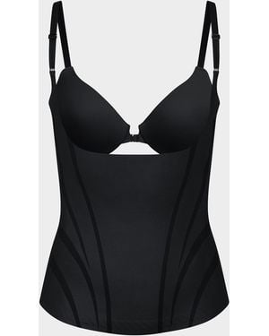 Spanx Super Sculpt Open-Bust Firm Control Cami - Black