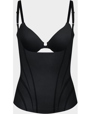 Spanx Super Sculpt Open-Bust Firm Control Cami - Black