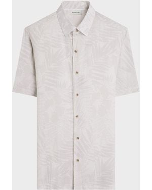 Bugatchi Apos;S Vero Micro-Dot Short-Sleeve Shirt - White