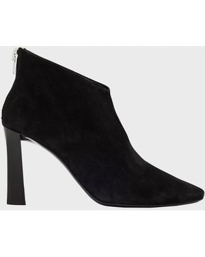 Giuseppe Zanotti Sensorial Suede Leather Ankle Booties - Black