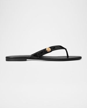 Tory Burch Romy Leather Thong Sandals - Multicolor