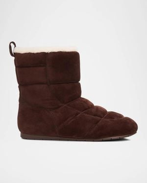 Marc Jacobs The Aspen Suede Winter Boots - Brown