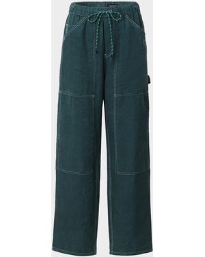 Rag & Bone Atlas Drawstring Linen Pants - Green