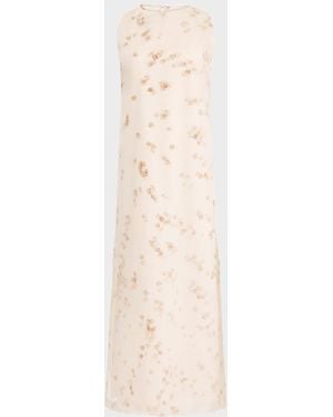 Altuzarra Nadja Printed Maxi Shift Dress - Natural