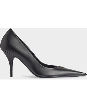 Balenciaga Avenue Bb Editor 90Mm Leather Pumps - White