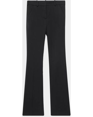 Balmain Satin Wool Tailored Pants - Black