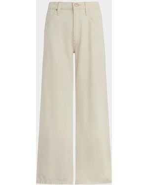 Hudson Jeans Jodie High-Rise Wide-Leg Jeans - Natural
