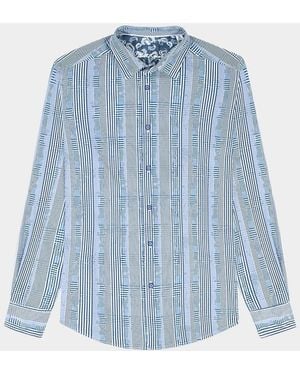 Robert Graham Apos;S Charnwood Geometric Shirt - Blue