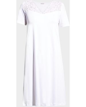 Hanro Moments Tank Gown - White