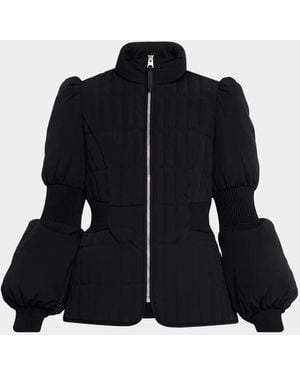 Mackage Felicia Puffer Jacket With Accentuated Sleeves - Black