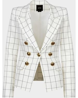 Smythe Mini Not A Db Windowpane Blazer - White