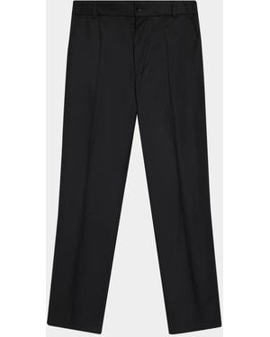 Moncler Apos;S Tailored Wool Pants - Black