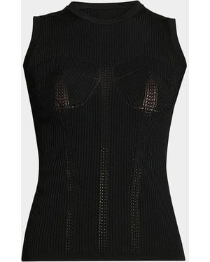 Dolce & Gabbana Mesh Tank - Black