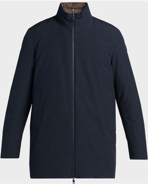 Moncler Apos;S Didessa Short Down Parka Jacket - Blue