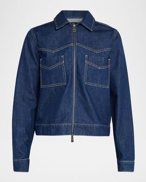 Rails Trabuco Western Denim Jacket - Blue