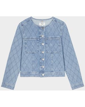Rails Lido Quilted Denim Jacket - Blue
