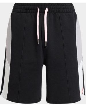 CASABLANCA Colorblock Sweat Shorts - Black