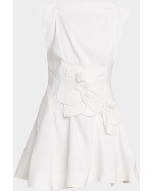Acler Warra Floral Mini Dress - White