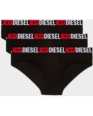 DIESEL Apos;S Umbr-Andre 3-Pack Briefs - Black
