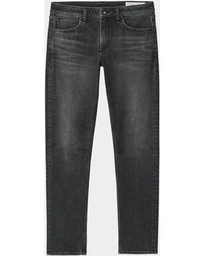 Rag & Bone Apos;S Faded Wash Whiskered Jeans - Gray