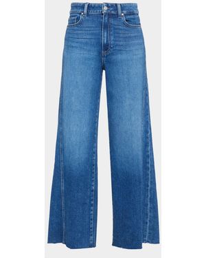 PAIGE Anessa 31" Wide-Leg Jeans - Blue