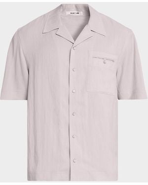 Helmut Lang Apos;S Relaxed-Fit Camp Collar Shirt - Pink