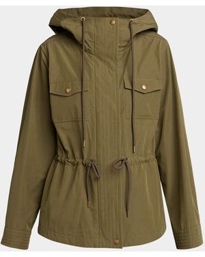 Moncler Genius Serin Hooded Cotton-Blend Parka - Green