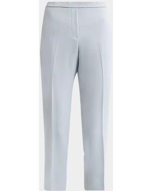 Theory Treeca Pull-On Essential Crepe Pants - Blue