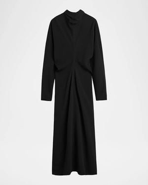TOTEME Slouch Waist Scarf Dress - Black