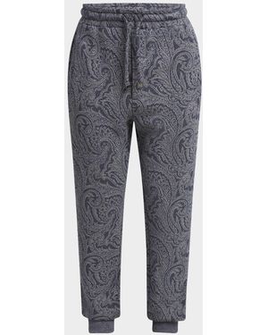 Etro Apos;S Paisley Sweatpants - Gray