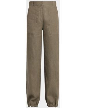 JBQ Bennett Linen Pants - Natural