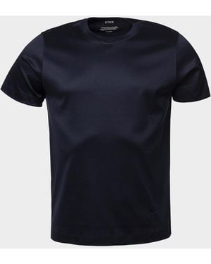 Eton Filo Di Scozia T-Shirt - Blue
